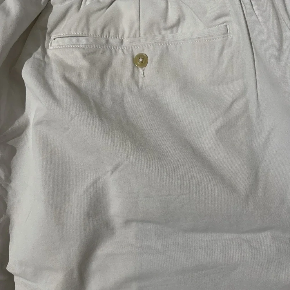 Polo Ralph Lauren Men's Prepster Shorts White Stretch Classic Fit, Chino 3XB NWT